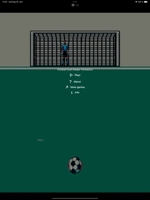 ภาพหน้าจอของ Football Goal Keeper Fantastic iPad 