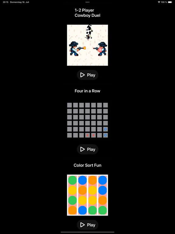 18 Mini Games Collection iPad 應用截圖