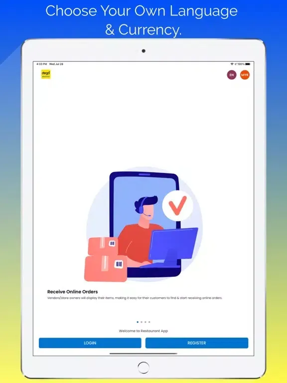 Dego Merchant iPad 应用截图
