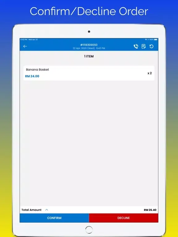 Dego Merchant iPad 应用截图