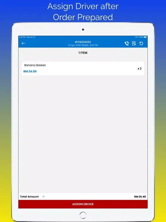 Dego Merchant iPad 应用截图