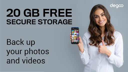 Degoo: 20 GB Cloud Storage سکرین شاٹس