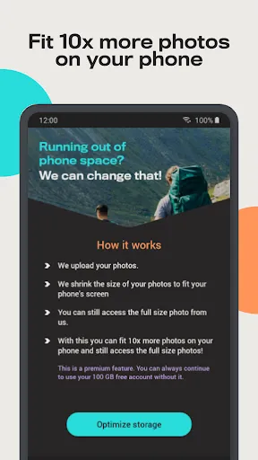 Degoo: 20 GB Cloud Storage سکرین شاٹس