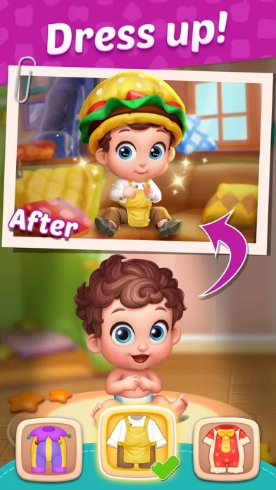 Tangkapan layar Baby Manor - Home Design Games