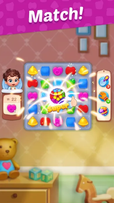 Tangkapan layar Baby Manor - Home Design Games