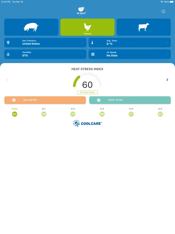 CoolCare by De Heus iPad 應用截圖