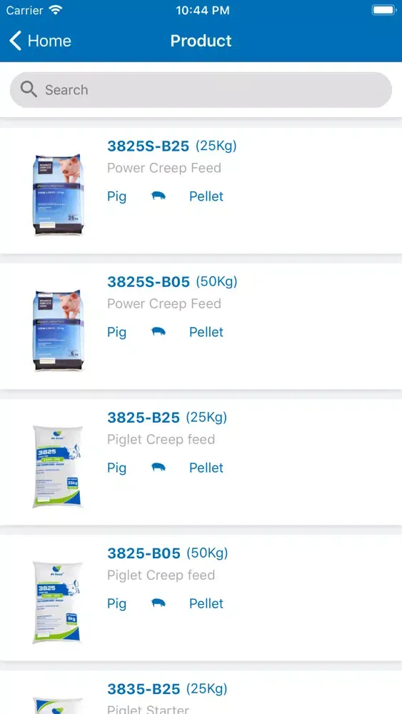 De Heus MM Feed Order App 스크린샷