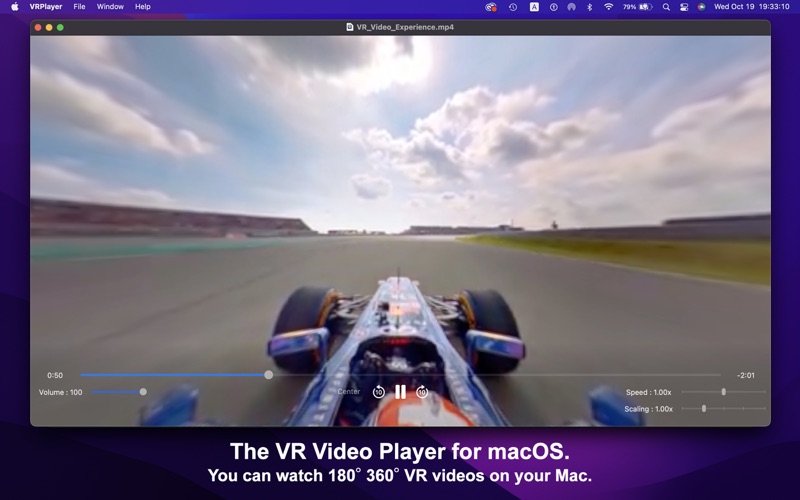 Captures d'écran de VRPlayer
