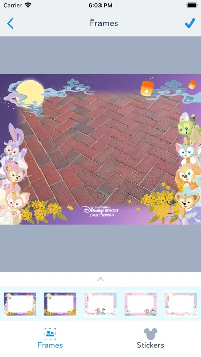 Tangkapan skrin Disney PhotoPass