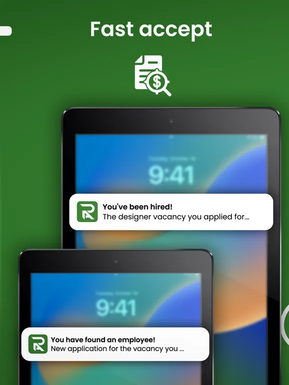 Rayza: Find job & daily jobs iPad  Screenshots