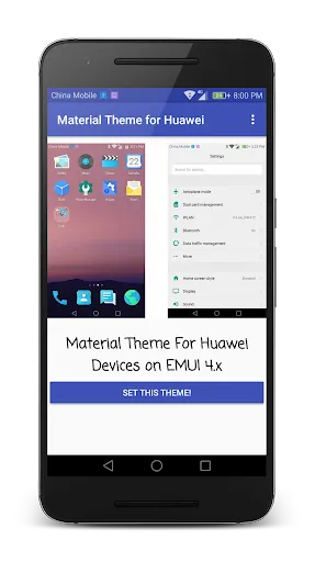 Material Theme for Huawei EMUI 스크린샷