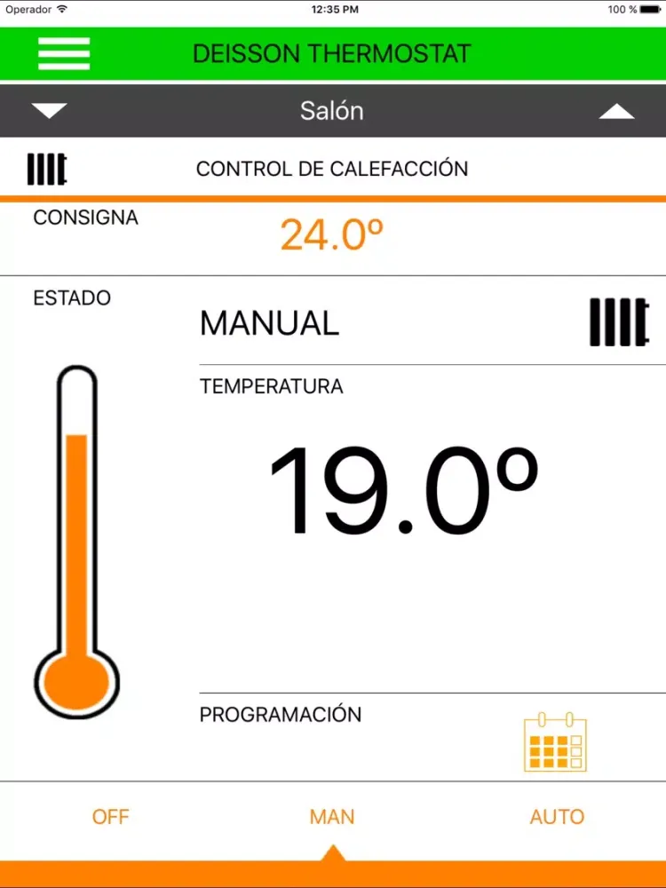 Deisson Thermostat iPad  سکرین شاٹس