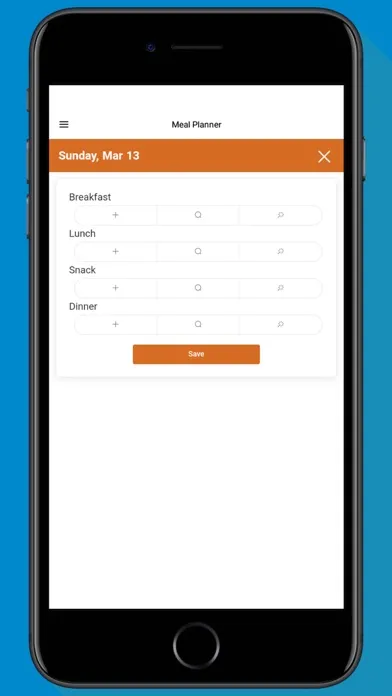 Capturas de pantalla de Calorie Counter.