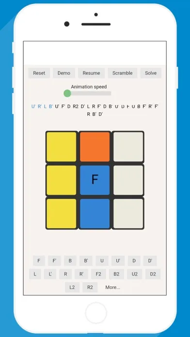 Rubiks Cube Solver App Screenshots