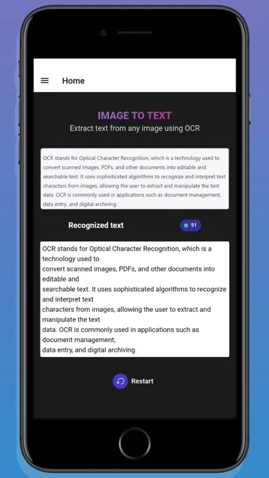 Zrzuty ekranu Text Scanner: Image to Text