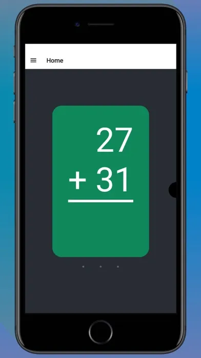 Tangkapan skrin Math Flash Cards+-