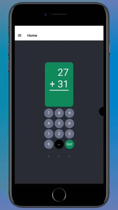 Tangkapan skrin Math Flash Cards+-