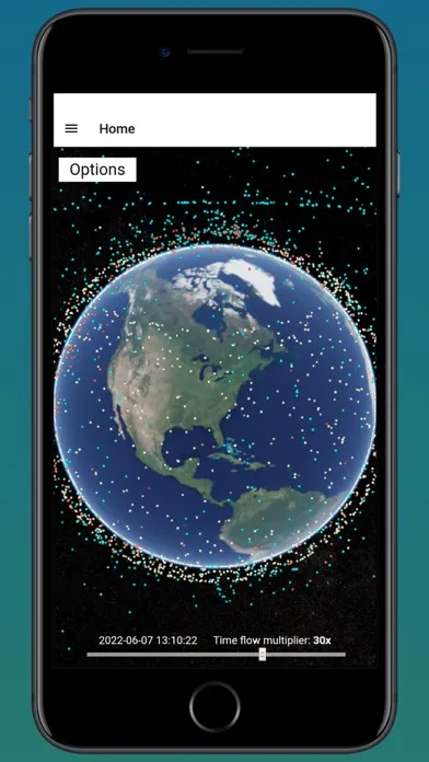 Satellite Tracker. Ekran Görüntüleri