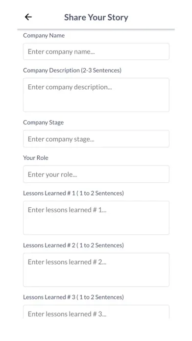 DejaVu: A Startup Refuge Screenshots