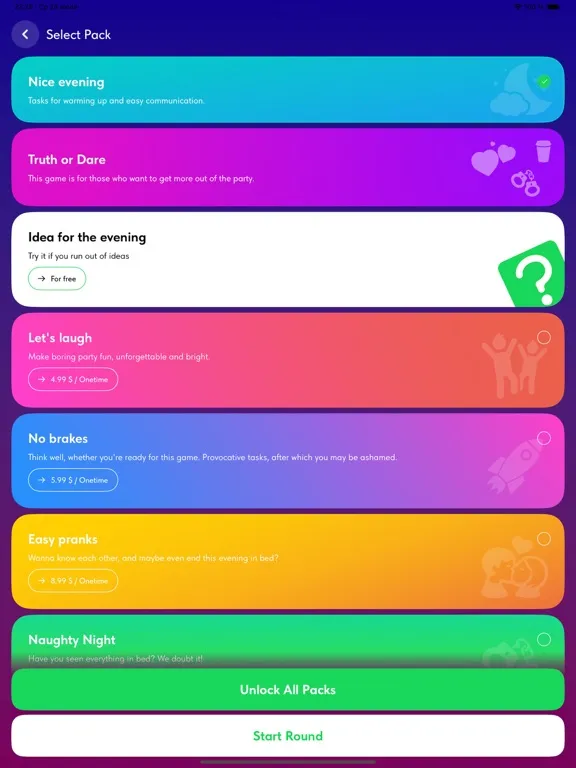 Never Have I Ever - Fiesta iPad  스크린샷
