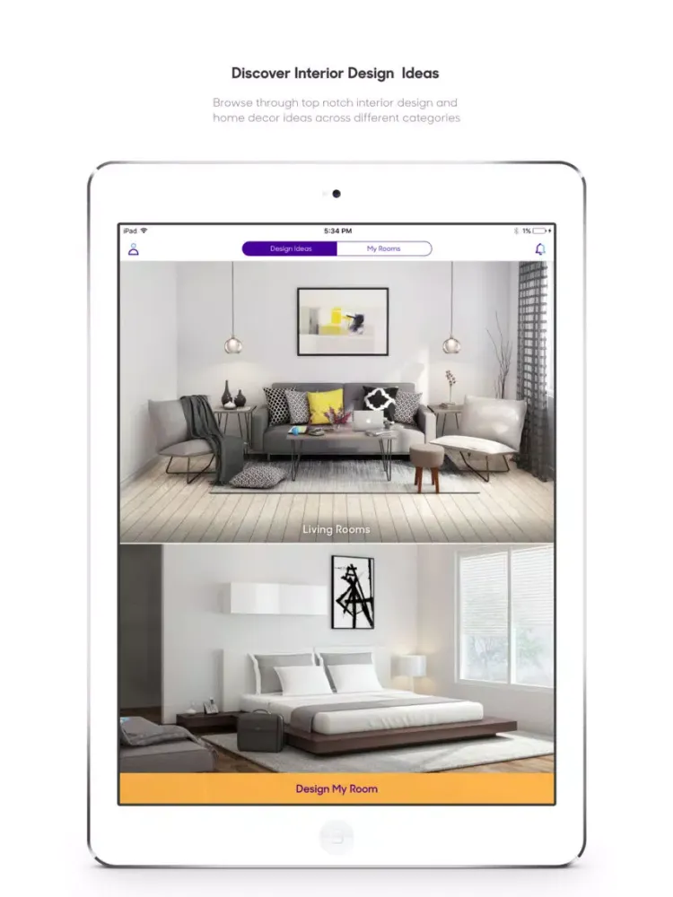 Captures d'écran de Dekorate Interior Design Ideas iPad 