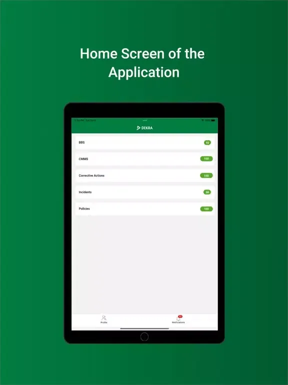 Скриншоты DEKRA Adaptive Suite iPad 