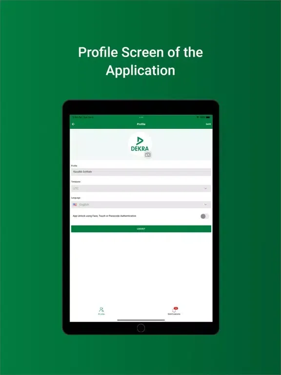 Скриншоты DEKRA Adaptive Suite iPad 