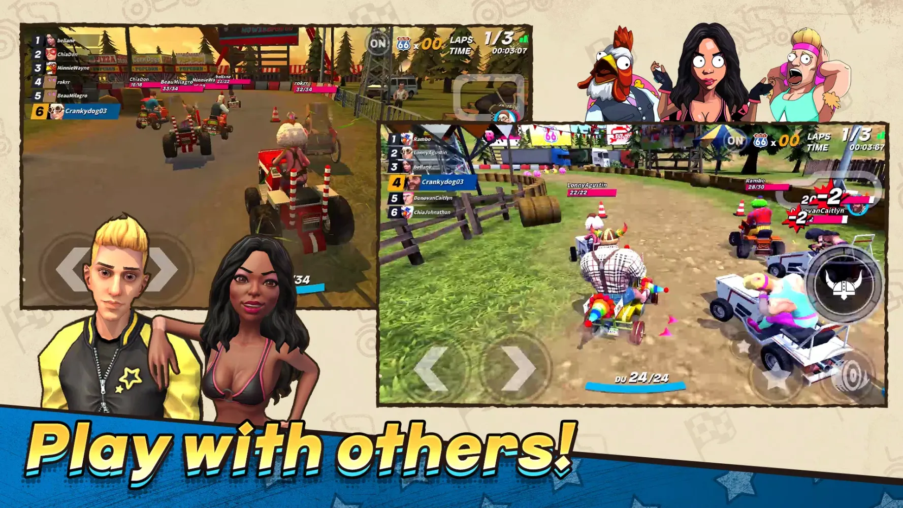 Capturas de pantalla de Rumble Racing Star