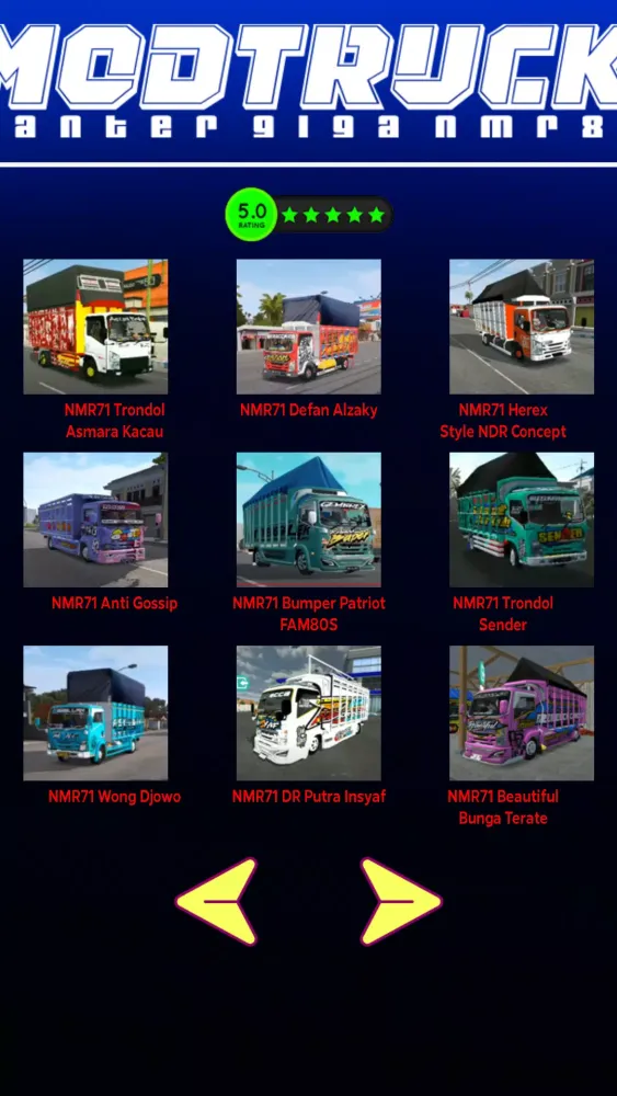 Mod Bussid Truk Giga NMR81 Screenshots