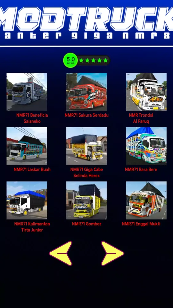 Mod Bussid Truk Giga NMR81 Screenshots