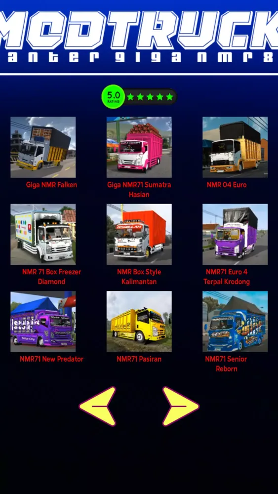 Mod Bussid Truk Giga NMR81 Screenshots