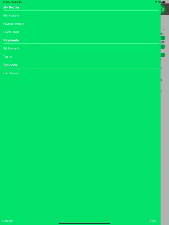 Capturas de tela do My bmobile iPad 