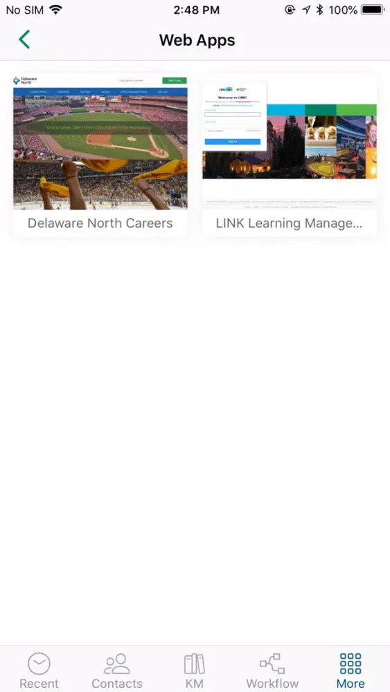 Delaware North Connect Now स्क्रीनशॉट