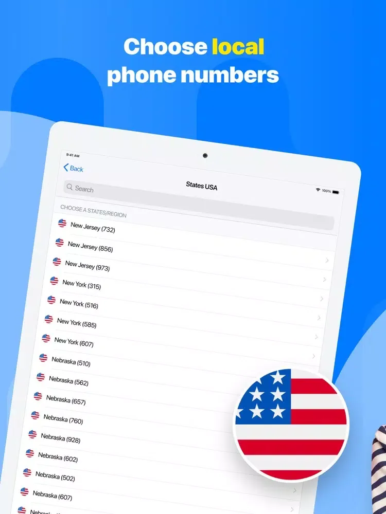 Capturas de tela do Ringily: Second Phone Number iPad 