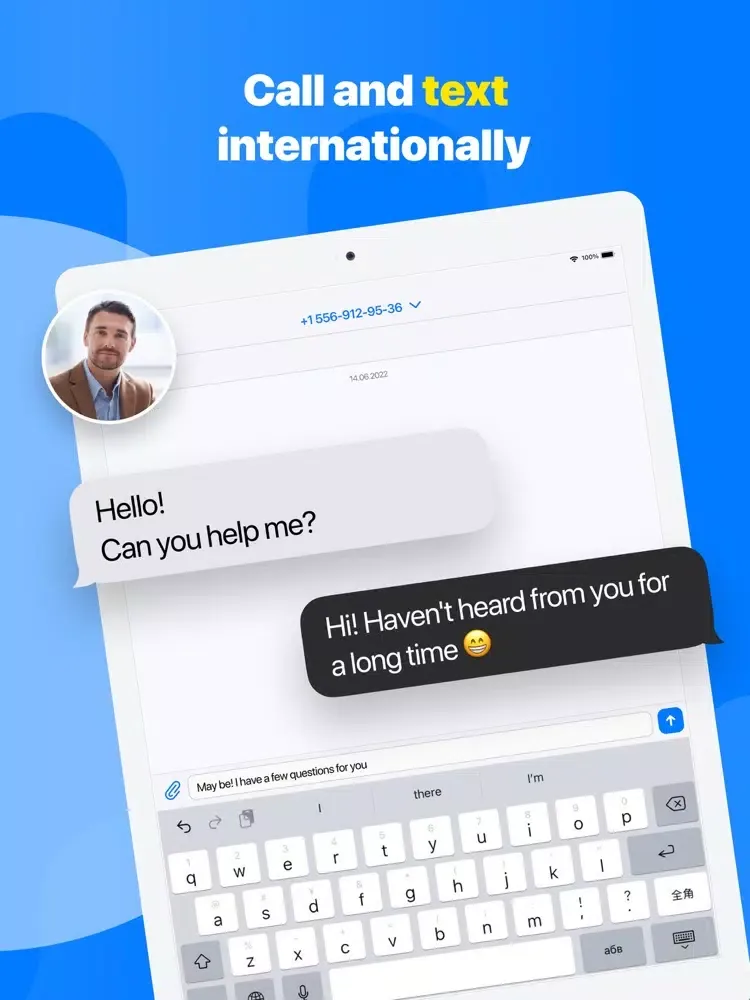 Capturas de tela do Ringily: Second Phone Number iPad 