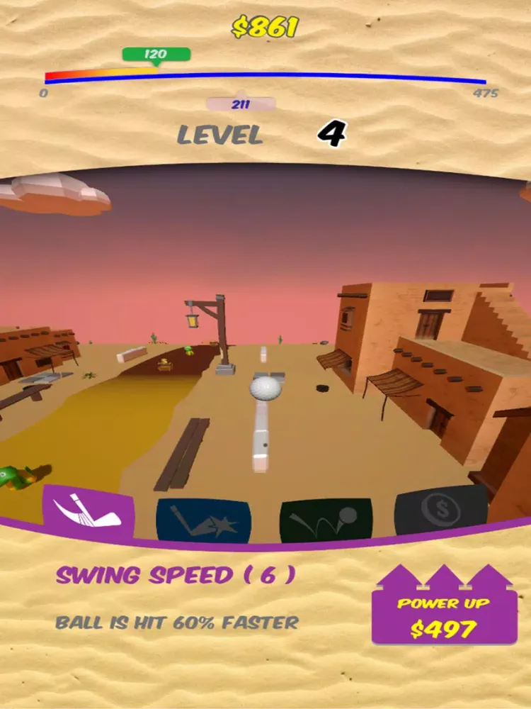Ảnh chụp màn hình của Mummy Golf iPad 