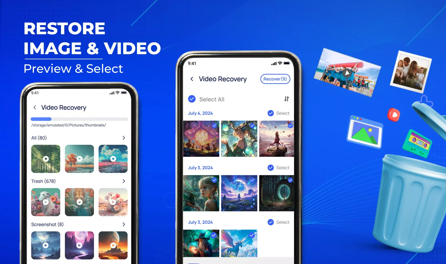 File Recovery, Photo Recovery Screenshots