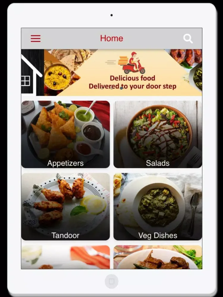 eStore Food iPad 应用截图