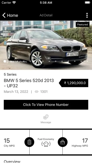 Screenshot di DelhiCarz - Buy Sell Used Cars