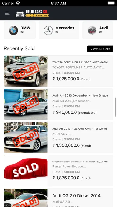 Screenshot di DelhiCarz - Buy Sell Used Cars