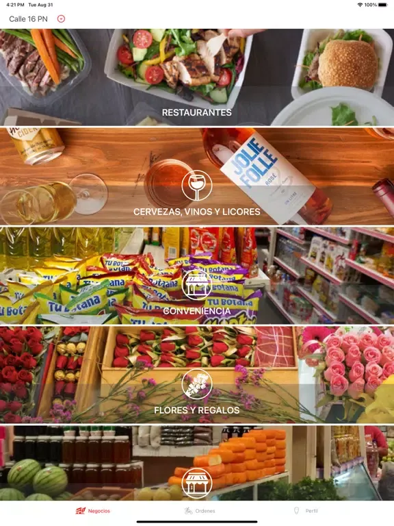 Скриншоты deli:TE LO LLEVA iPad 