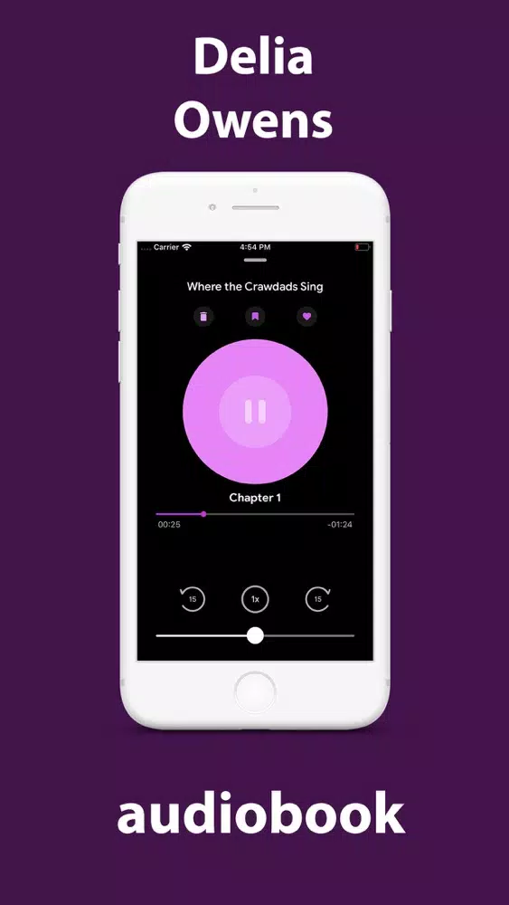 Capturas de pantalla de Delia Owens - audiobook