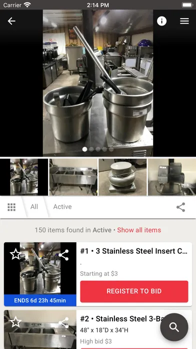 D'Elia Auctions Screenshots