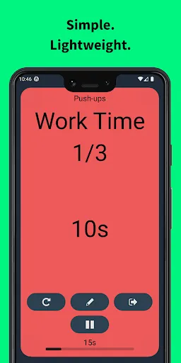 Training Time!  Interval Timer Screenshots