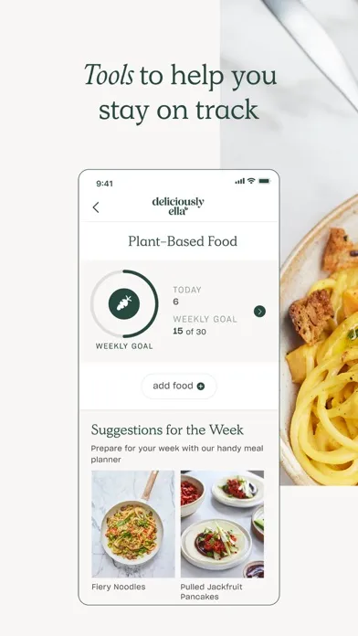 Captures d'écran de Deliciously Ella: Feel Better