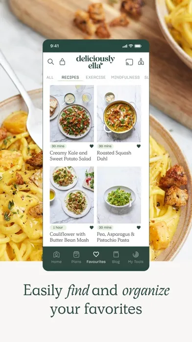 Captures d'écran de Deliciously Ella: Feel Better