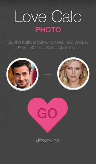 LoveCalc Photo - The Picture Love Calculator স্ক্রিনশট