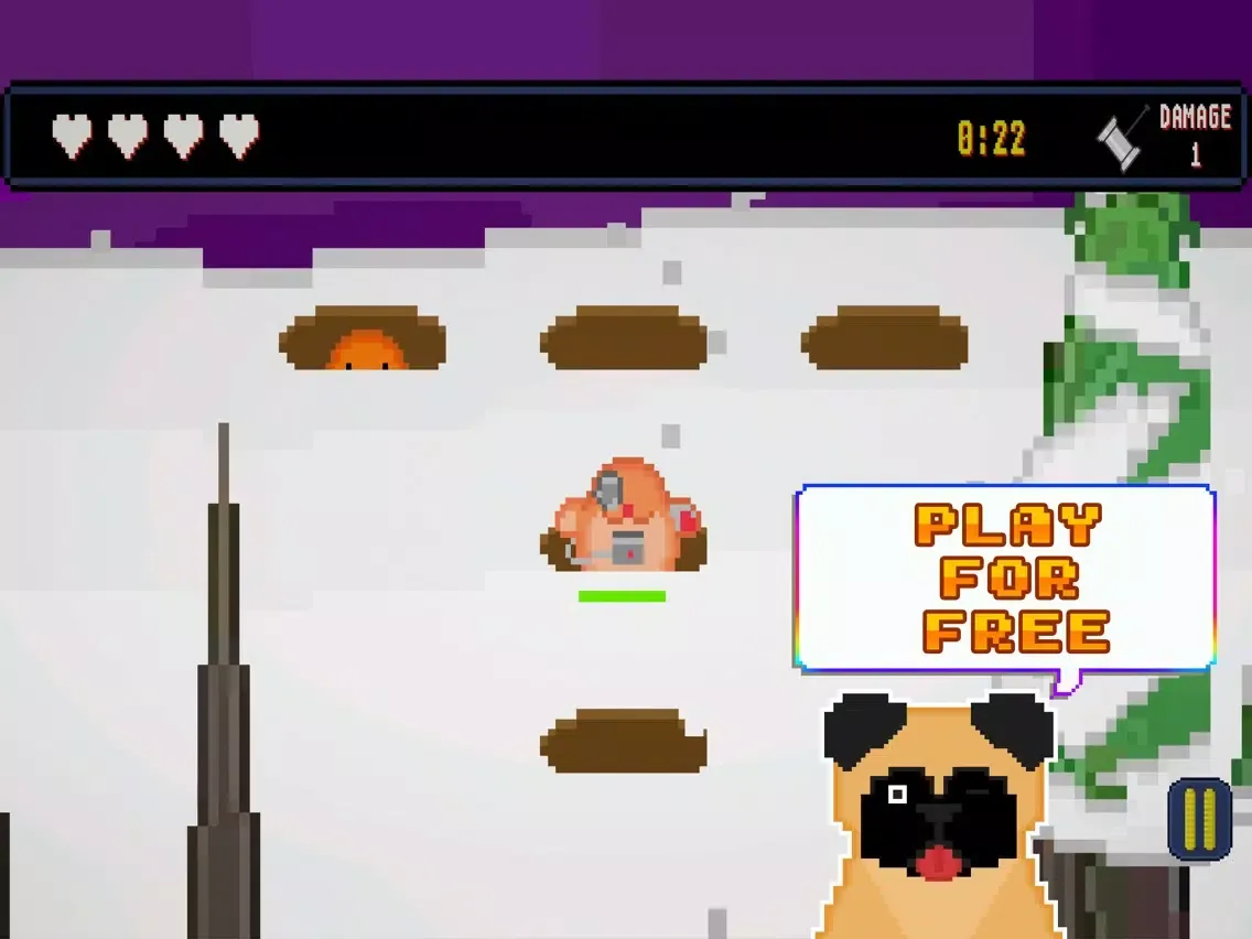 Ảnh chụp màn hình của Crush a Mole - Clicker Game iPad 