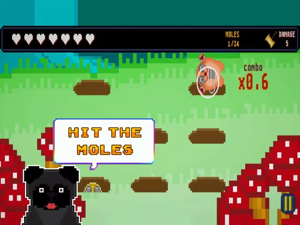 Ảnh chụp màn hình của Crush a Mole - Clicker Game iPad 