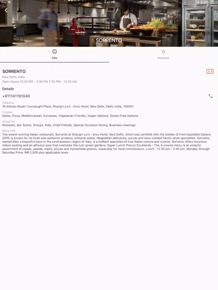 Zrzuty ekranu Best Indian Restaurants iPad 